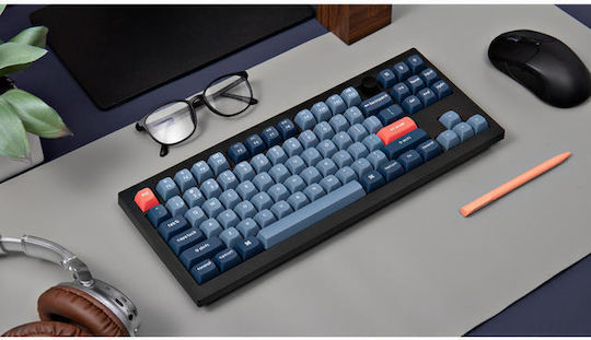 Keychron V3 Max QMK V3M-D1 Gaming Μηχανικό Πληκτρολόγιο Tenkeyless με Gateron Jupiter Red διακόπτες και RGB φωτισμό (Αγγλικό US)