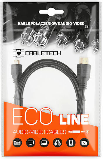 Cabletech Cablu HDMI 2.1 Ultra High Speed 48Gbps 4K 120Hz HDR VRR HDMI De Sex Masculin - HDMI De Sex Masculin 1.5m Negru