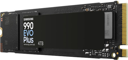 Samsung 990 EVO Plus SSD 4TB τύπου M.2 με σύνδεση PCI Express 5.0 (PS5 Compatible) MZ-V9S4T0BW
