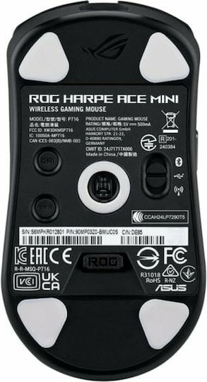 Asus ROG Harpe Ace Mini Ασύρματο RGB Gaming Ποντίκι 42000 DPI Μαύρο