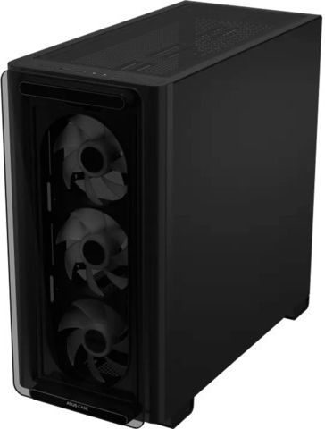 Asus A23 Plus Gaming Midi Tower Κουτί Υπολογιστή με Πλαϊνό Παράθυρο και RGB Φωτισμό Μαύρο