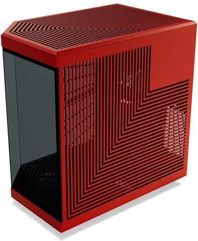 HYTE Y70 Gaming Midi Tower Computer Case with Side Window Black Cherry