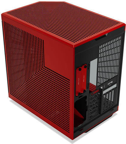 HYTE Y70 Gaming Midi Tower Computer Case with Side Window Black Cherry