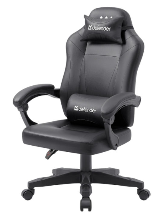 Defender Master Καρέκλα Gaming Δερματίνης Μαύρη