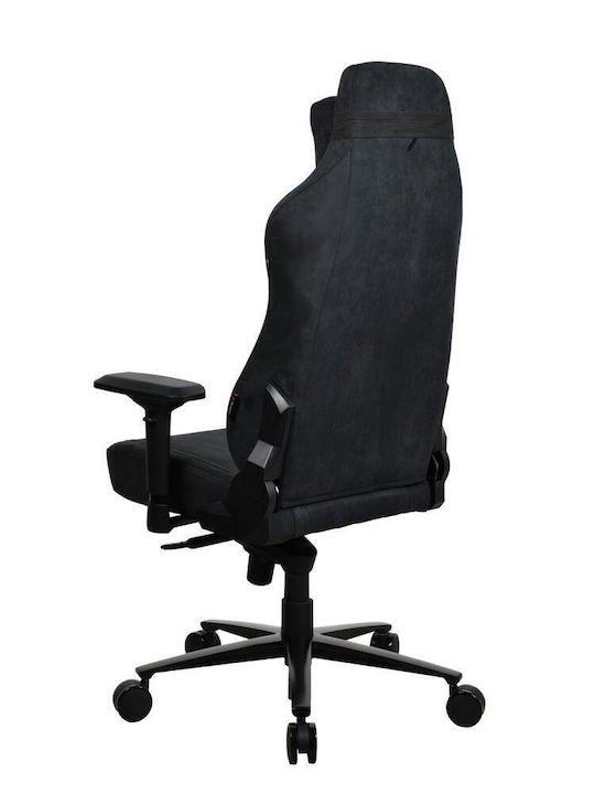 Arozzi Vernazza Supersoft Υφασμάτινη Καρέκλα Gaming με Ρυθμιζόμενα Μπράτσα Pure Black