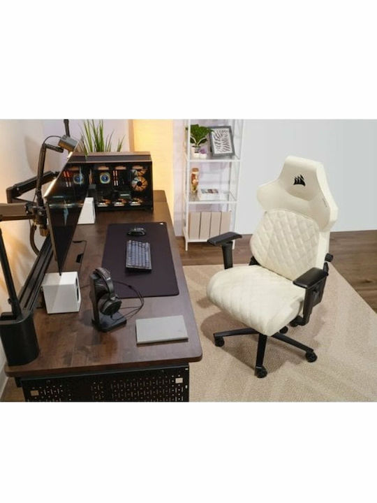Corsair TC500 Luxe Υφασμάτινη Καρέκλα Gaming με Ρυθμιζόμενα Μπράτσα Frost