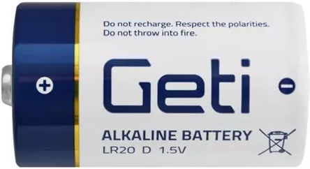 Geti Алкални Батерии D 1.5V 2бр