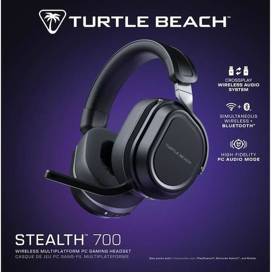 Turtle Beach Stealth 700 Gen 3 for PC Ασύρματο Over Ear Gaming Headset με σύνδεση Bluetooth / USB for PC