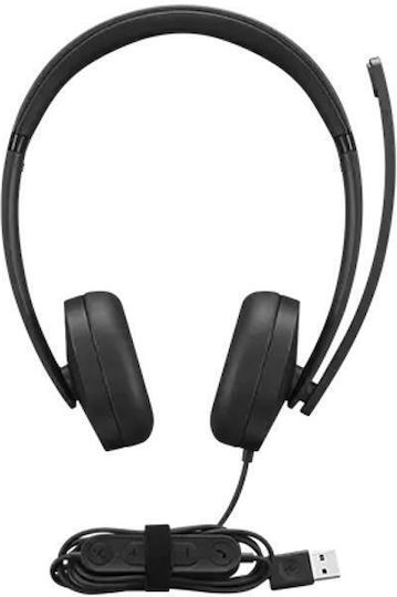 Lenovo On Ear Multimedia Headphone with Microphone USB-A 4XD1P83425