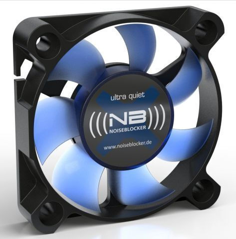 Noiseblocker XS-2 Case Fan 50mm with Red Lighting and Connection 3-Pin 1pcs