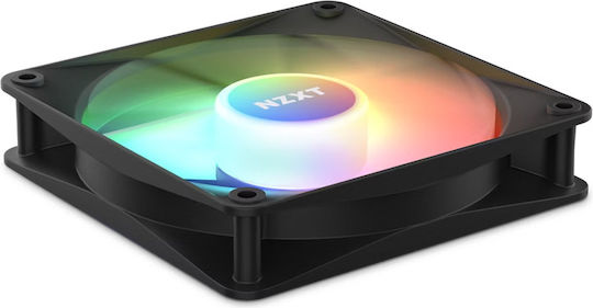 NZXT F120 RGB Core Gehäuselüfter mit Verbindung 4-Pin PWM 3Stück Schwarz