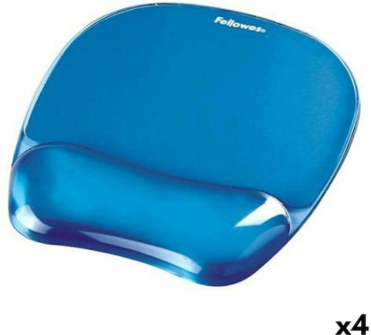 Fellowes Crystal Gel Mouse Wrist Pad Blue