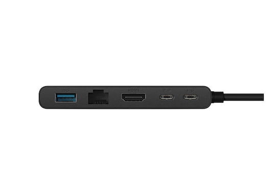 Asus DC201 USB-C Docking Station με HDMI 4K PD Ethernet Μαύρο
