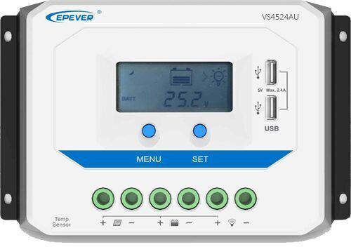 Epsolar VS4524AU Ρυθμιστής Φόρτισης PWM 24V 45A