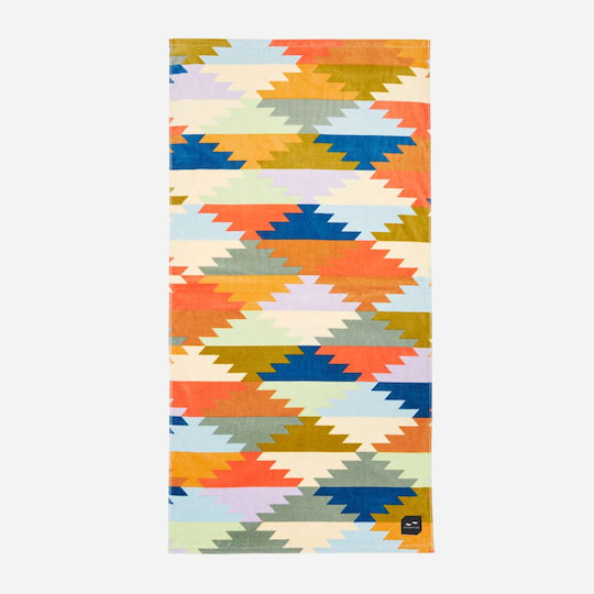 Slowtide Beach Towel Cotton Orange 152x76cm. Peach