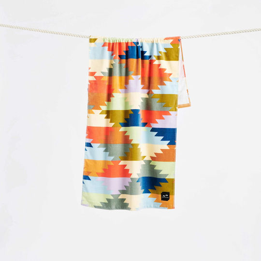 Slowtide Beach Towel Cotton Orange 152x76cm. Peach