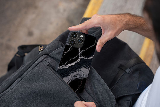 Sonique Marble Serie Hülle Xiaomi Poco F6 5G Schwarz 02