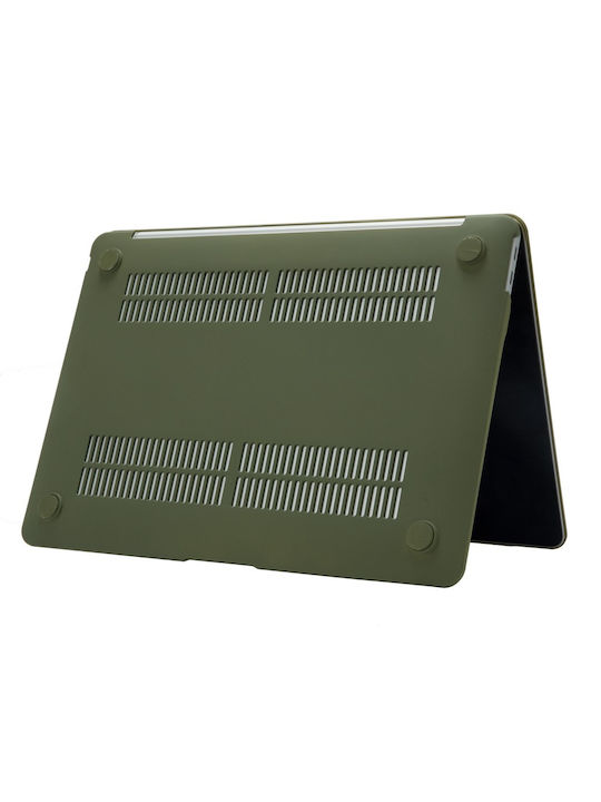 Θήκη Macbook Air 13 A2337 M1 A2179 A1932 Hardshell Πράσινη