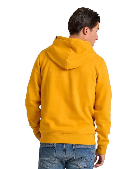 Sweatshirt with Hood Mustard Yellow