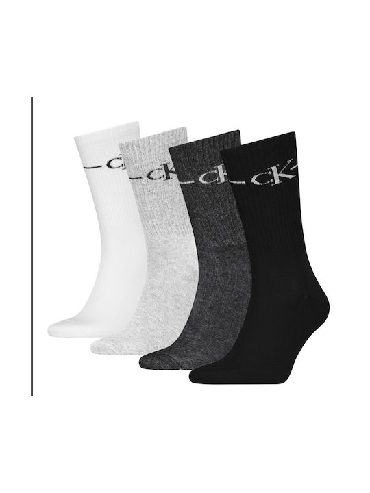 Calvin Klein Men's Socks Black/White 4Pack