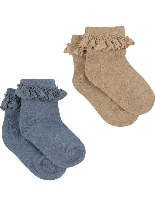 Konges Slojd Παιδικές Κάλτσες Sand-blue 2 Ζευγάρια Konges Slojd Παιδικές Κάλτσες Sand-blue 2 Ζευγάρια
