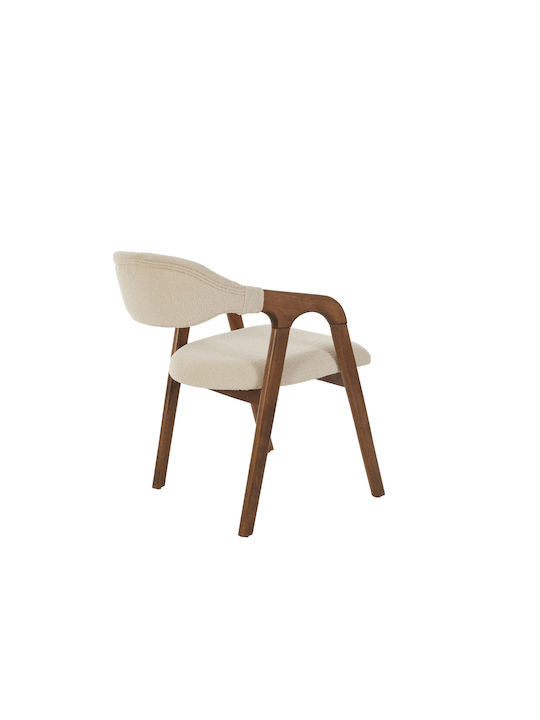 Hermes Stühle Speisesaal Brown Beige 1Stück 56x65x76cm