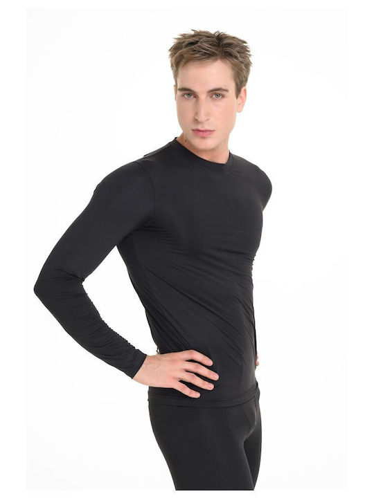 Target Herren Thermo Langarmshirt Schwarz