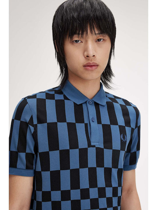 Polo Bluza Tricou Cu Mânecă Scurtă Albastră