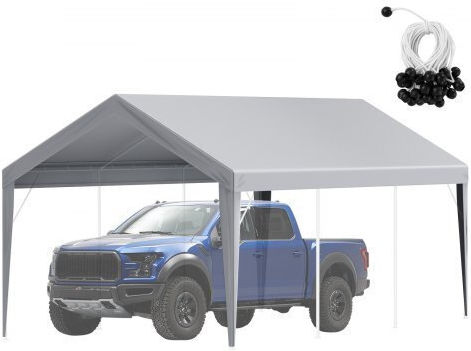 Vevor Acoperiș pentru foișor Gri 3.048x6.096m