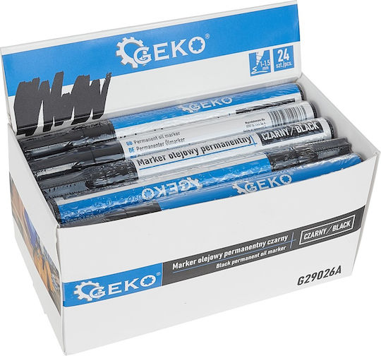 Geko Permanentmarker Black 24Stück