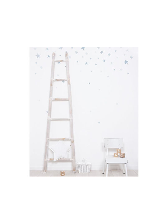 Αυτοκόλλητα Τοίχου Αστέρια Dusty Ice Blue Lilipinso