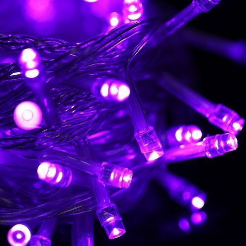 200 Λαμπάκια LED 20μ. Μωβ σε Σειρά 200 Λαμπάκια LED 20μ. Μωβ σε Σειρά