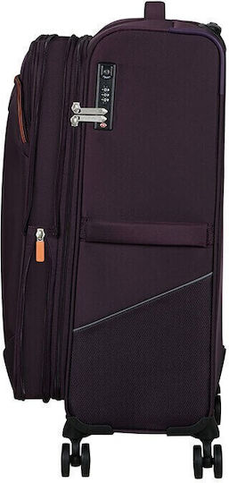 American Tourister Spinner Μεσαία Βαλίτσα Ταξιδίου Υφασμάτινη με 4 Ρόδες Ύψους 69εκ.