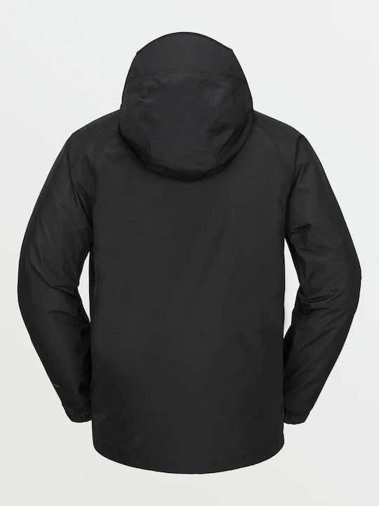 Volcom Dua G0652507-BLK Ανδρικό Μπουφάν Gore-Tex για Σκι & Snowboard Μαύρο