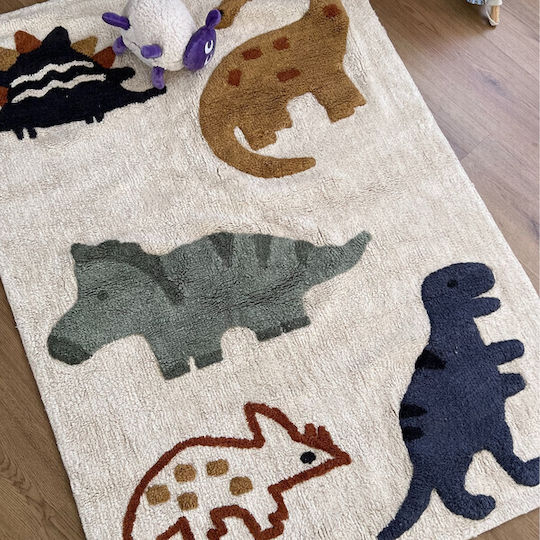Baby Bliss Παιδικό Χαλί Βαμβακερό Μπεζ 120x160cm