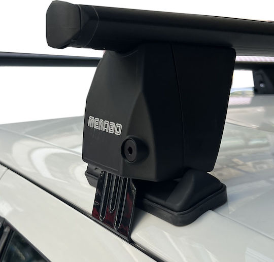 Menabo Μπάρες Οροφής Αλουμινίου για Citroen C4 Cactus (Σετ με πόδια)