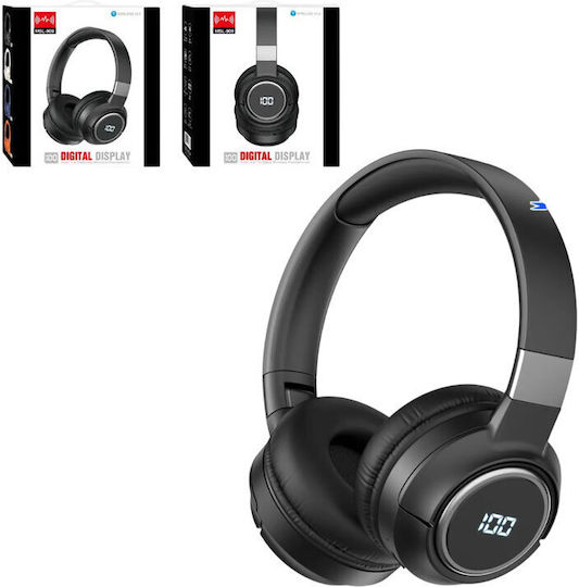MSL-909 Ασύρματα Bluetooth On Ear Ακουστικά με Ραδιόφωνο Πορτοκαλί