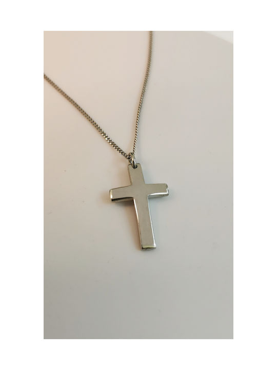 Aris Dentopoulos Jewellery Men's Cross from Silver with Chain