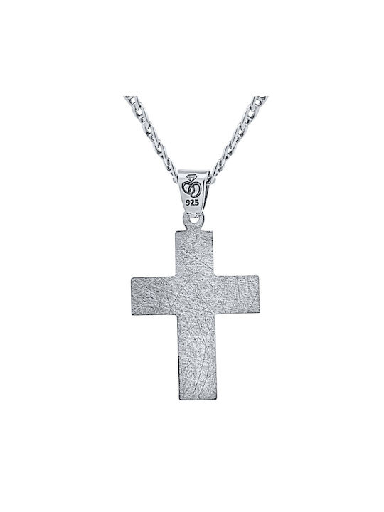 Verorama Men's Cross from Silver with Chain