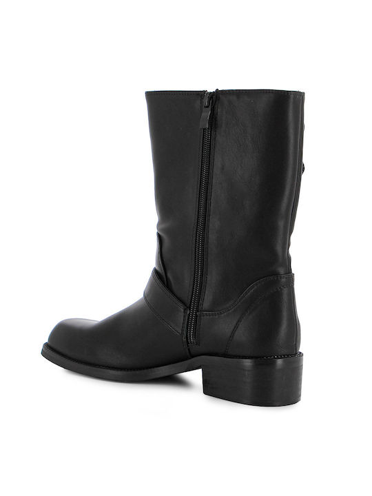 Corina Leather Women's Ankle Boots Black