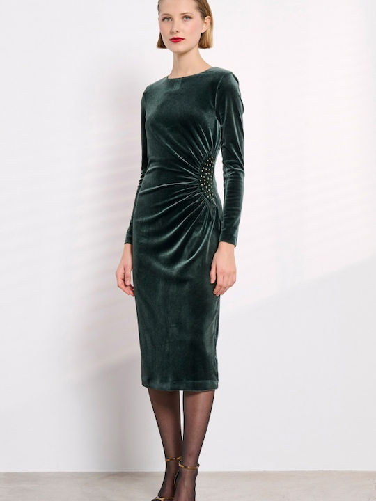 Matis Fashion Dress Evening Green