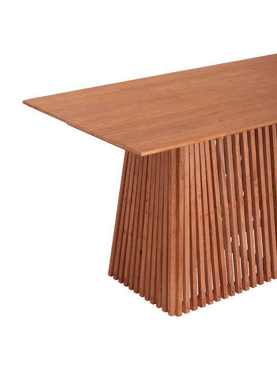 Frantz Table Dining Room from Solid Wood Brown 160x79.5x76.5cm