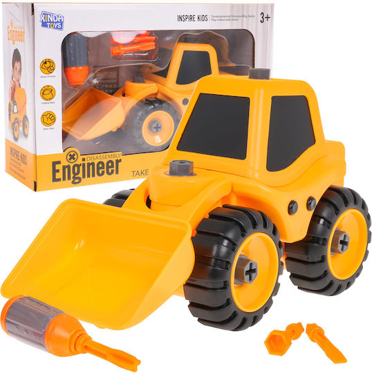 Screwdriver Toy Kids 3+ Construction Vehicle + Screwdriver + 3 Replaceable Bits