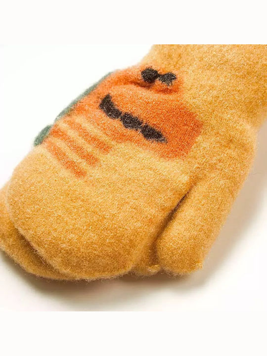 Kinderhandschuhe Gestrickt Gelbe