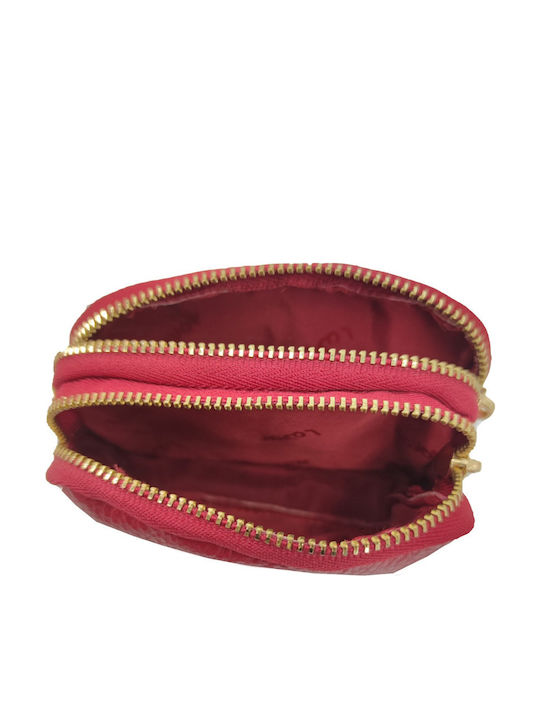 Leather Women's Wallet Classic Red