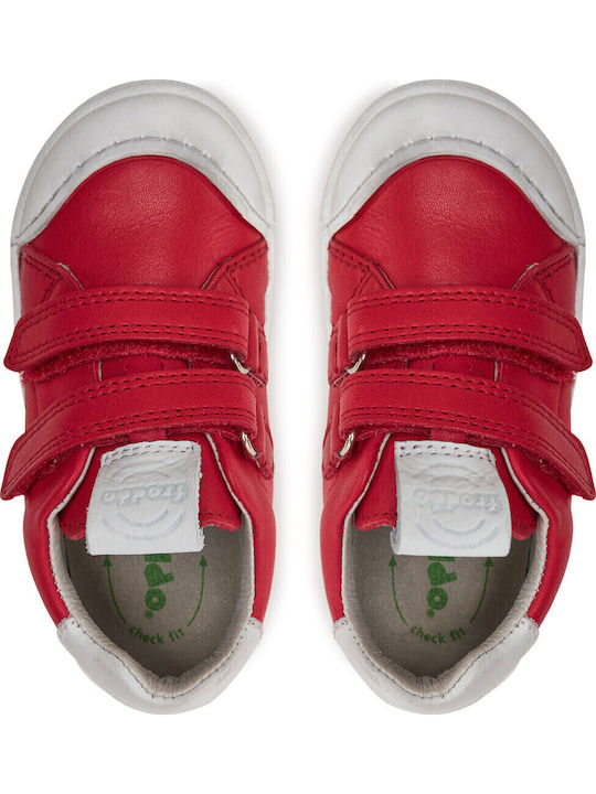 Kids Sneakers High with Scratch Red