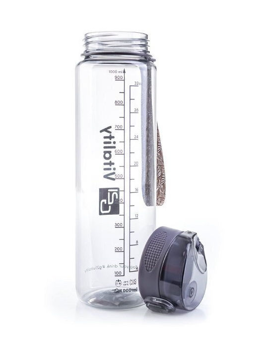 G21 Παγούρι Πλαστικό 1000ml Γκρι