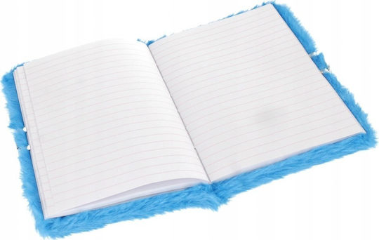 Diary Plush Notebook Blue