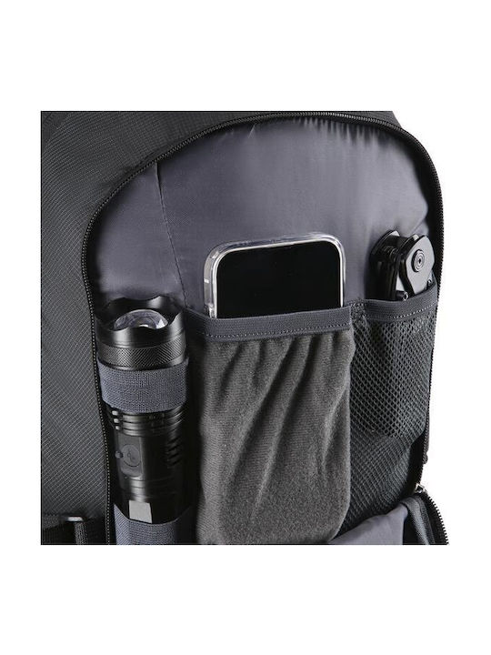 Nils Ορειβατικό Σακίδιο 20lt Αδιάβροχο Μαύρο Daypack