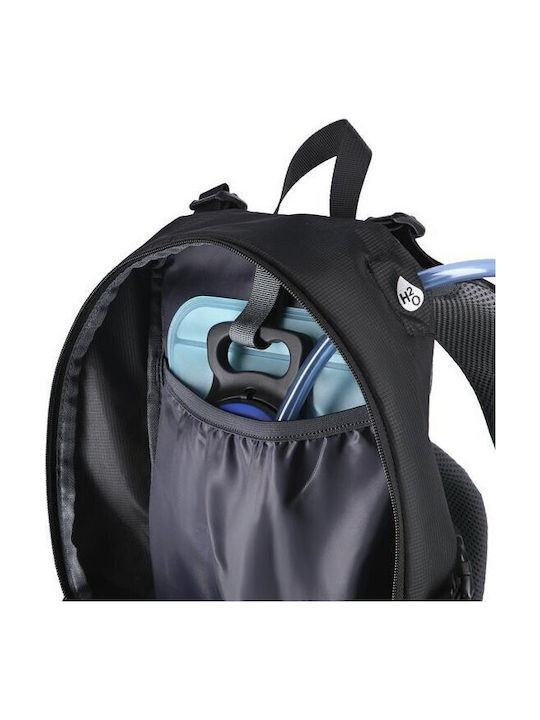 Nils Ορειβατικό Σακίδιο 20lt Αδιάβροχο Μαύρο Daypack